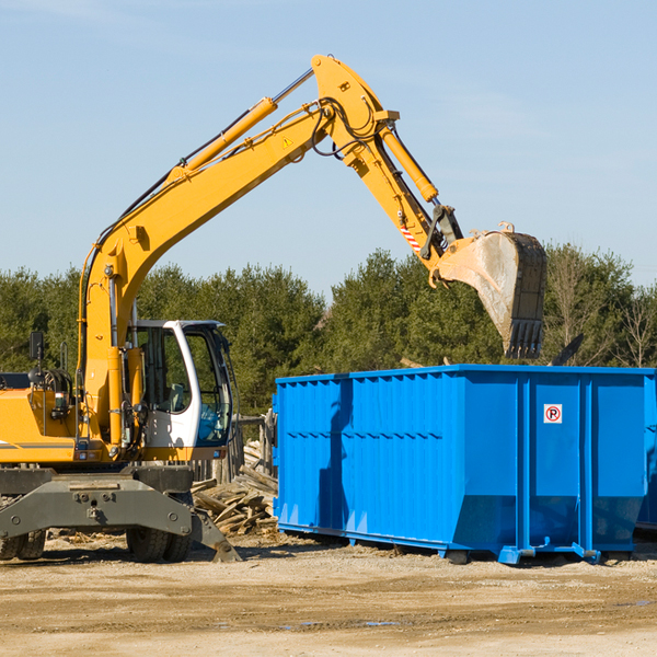 what size residential dumpster rentals are available in Germanton